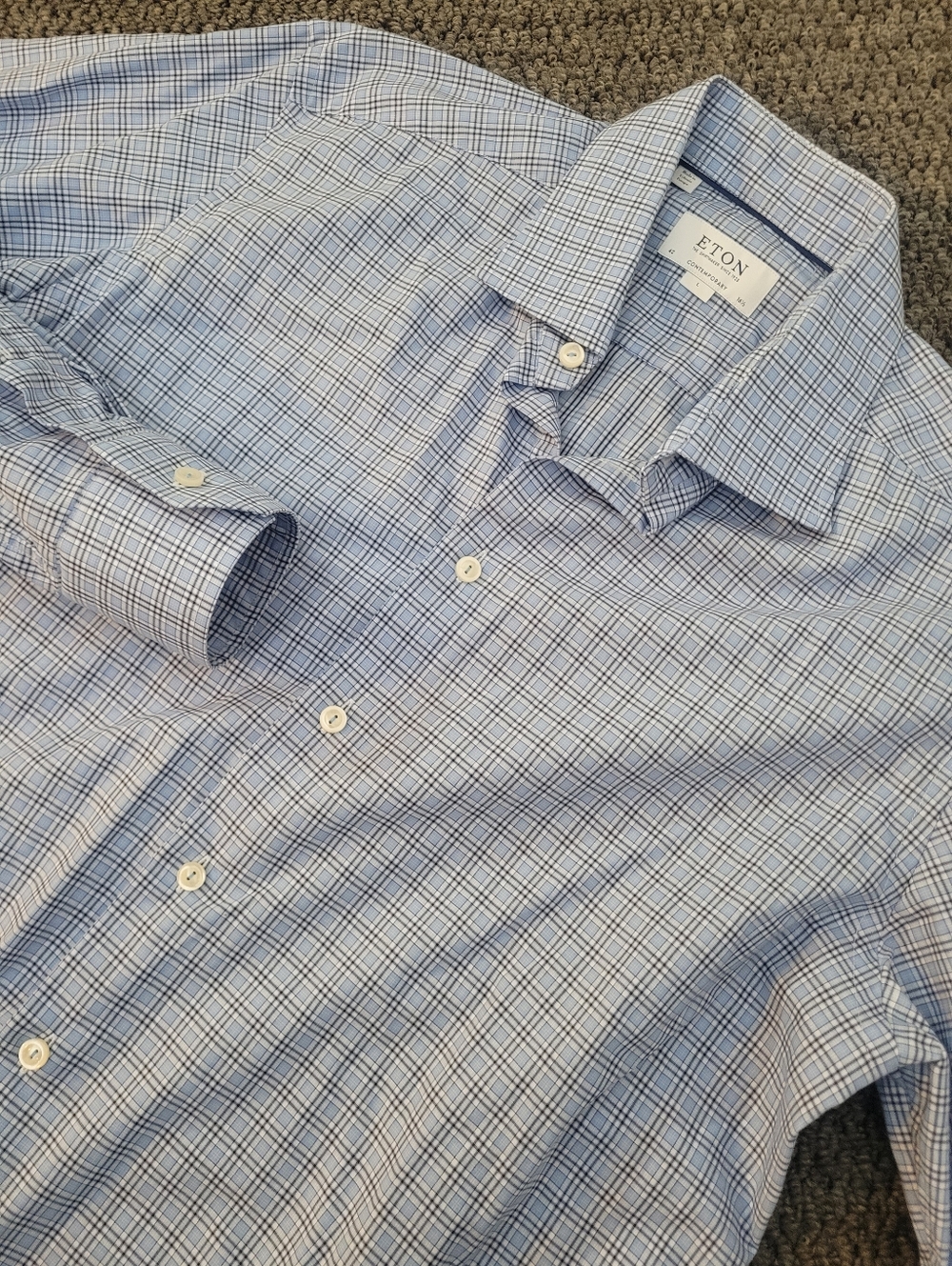 Eton Men's Button Up Shirt Size 42/16.5